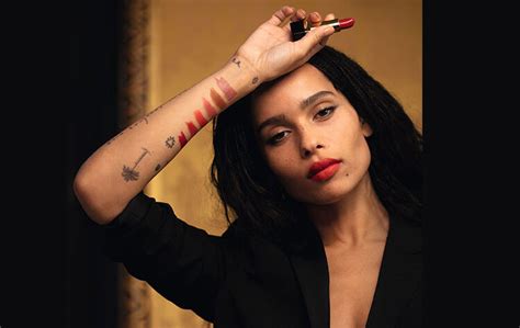 ysl zoe kravitz rouge